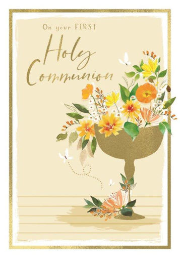 Picture of ON YOUR FIRST HOLY COMMUNION CARD